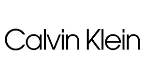 The image is a logo for Calvin Klein, featuring the brand name in lowercase letters.