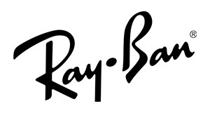The image features a logo with the text RAY BAN prominently displayed, indicating it is related to the Ray-Ban brand.