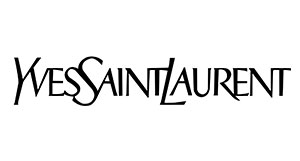 The image features the logo of the luxury fashion brand Saint Laurent.